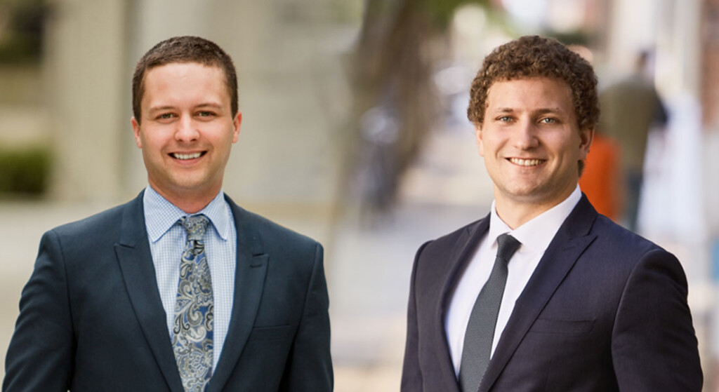 Gordon Behan and Sam Shury, Estates & Trusts, Lawyer and Student