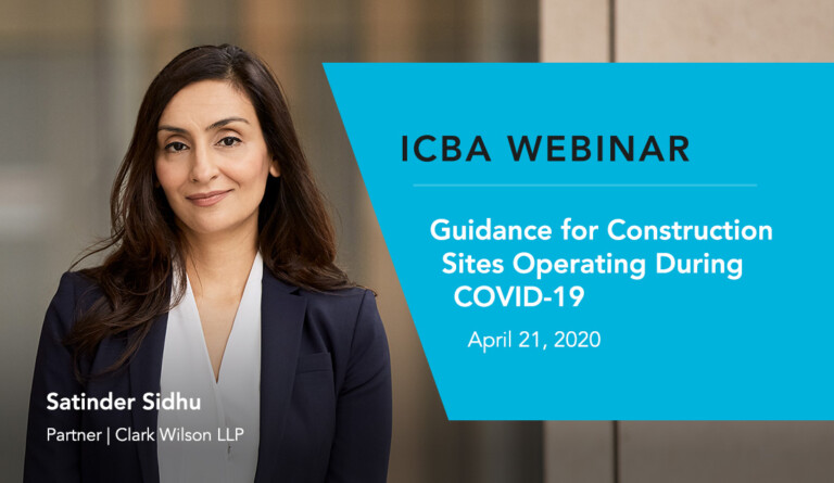 Guidance for construction sites operating during COVid-19 webinar