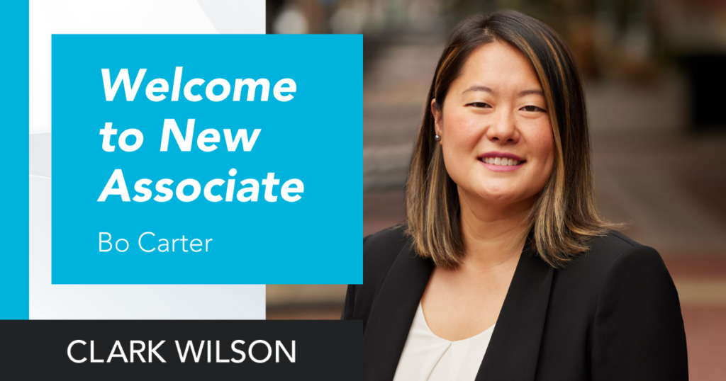 Welcome to new insurance associate lawyer Bo Carter
