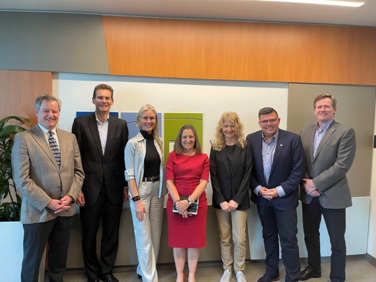 Clark Wilson Managing Partner James Speakman met with The Honourable Chrystia Freeland, Deputy Prime Minister of Canada and Minister of Finance, on behalf of the Canadian Chamber of Commerce’s Western Executive Council to discuss how to further strengthen our Western and Canadian economies.