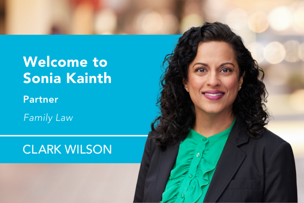 Welcoming Our Newest Partner, Sonia Kainth