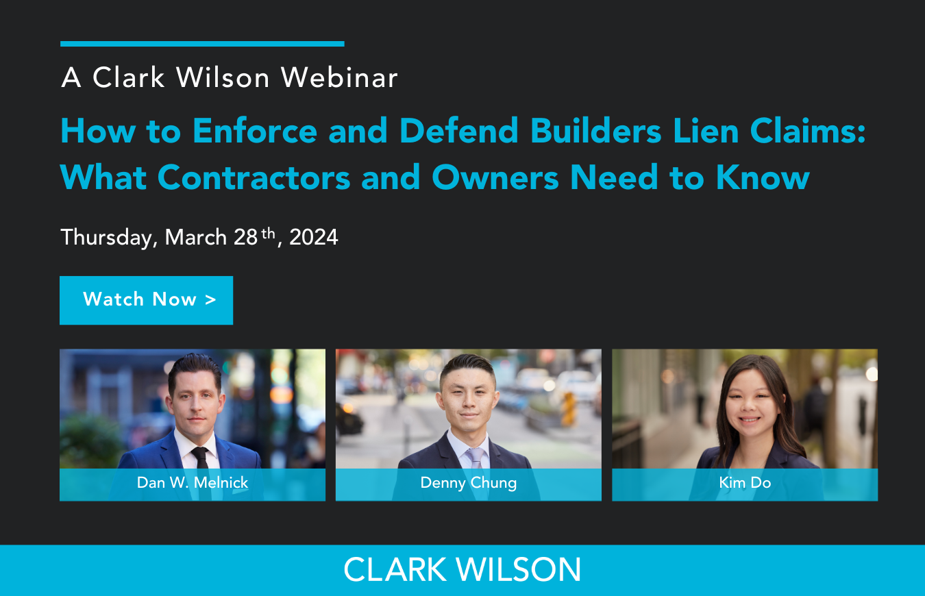 WATCH How to Enforce and Defend Builders Lien Claims What